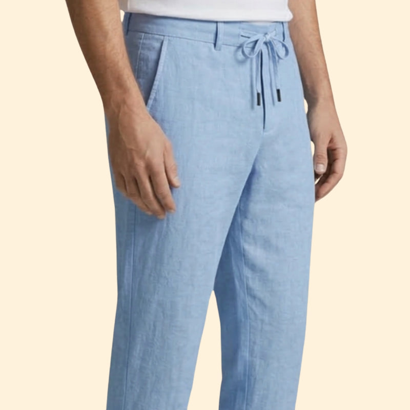 Men’s Loose Fit Pants with Adjustable Drawstring