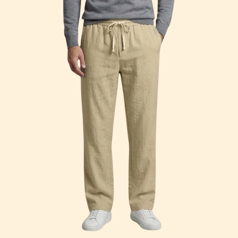 Men’s Loose Fit Pants with Drawstring Waist
