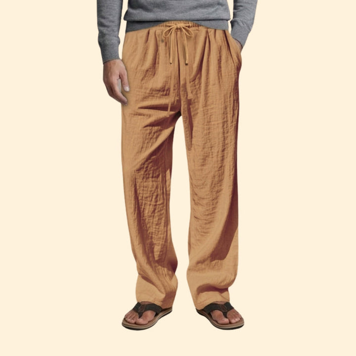 Men’s Loose Fit Pants with Drawstring Waist