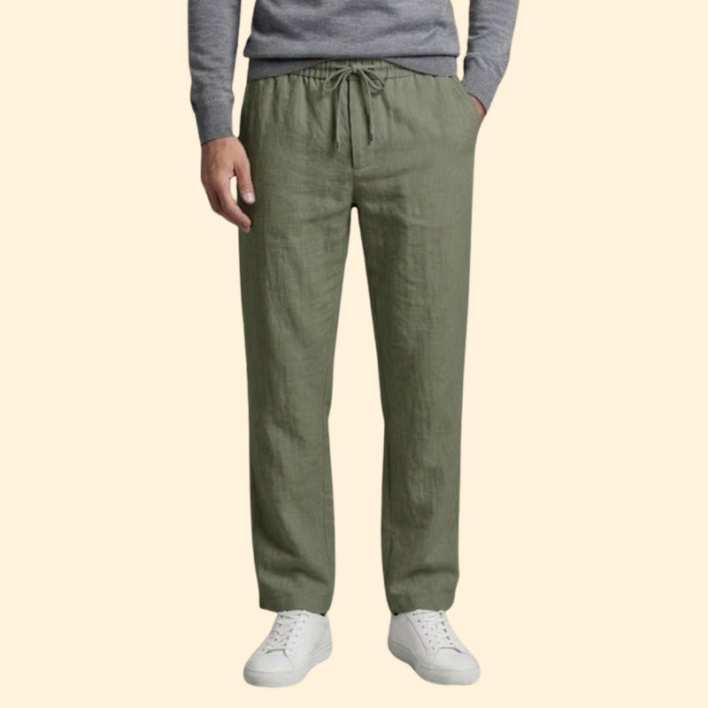 Men’s Loose Fit Pants with Drawstring Waist