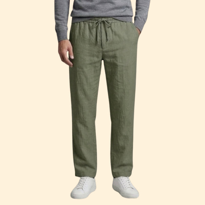 Men’s Loose Fit Pants with Drawstring Waist