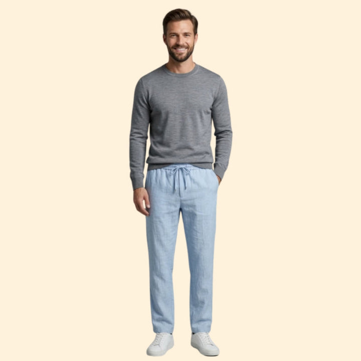 Men’s Loose Fit Pants with Drawstring Waist