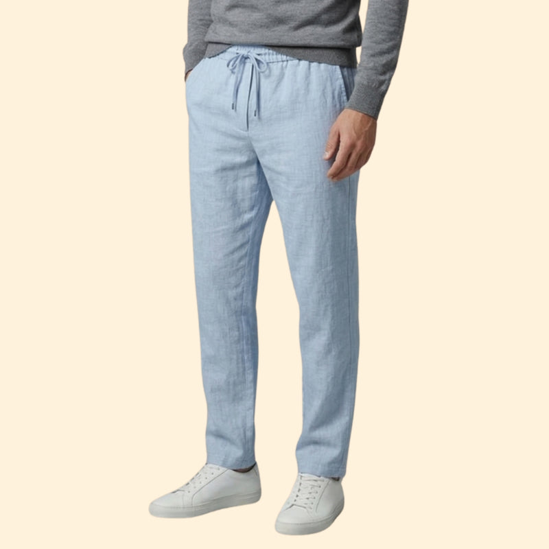 Men’s Loose Fit Pants with Drawstring Waist