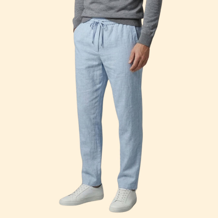 Men’s Loose Fit Pants with Drawstring Waist