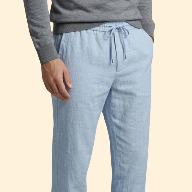 Men’s Loose Fit Pants with Drawstring Waist