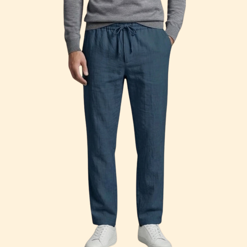 Men’s Loose Fit Pants with Drawstring Waist