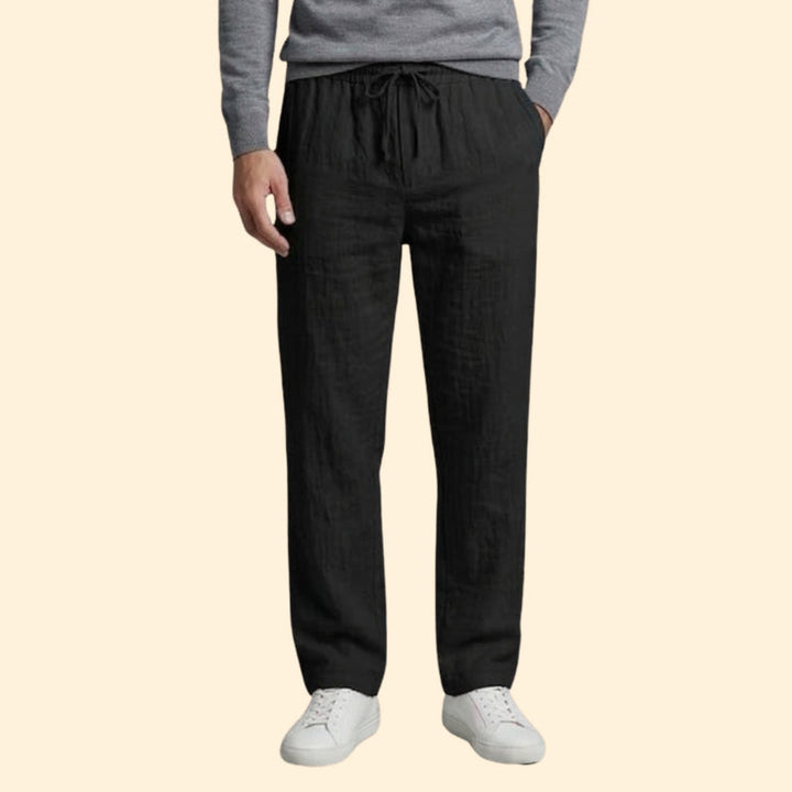 Men’s Loose Fit Pants with Drawstring Waist