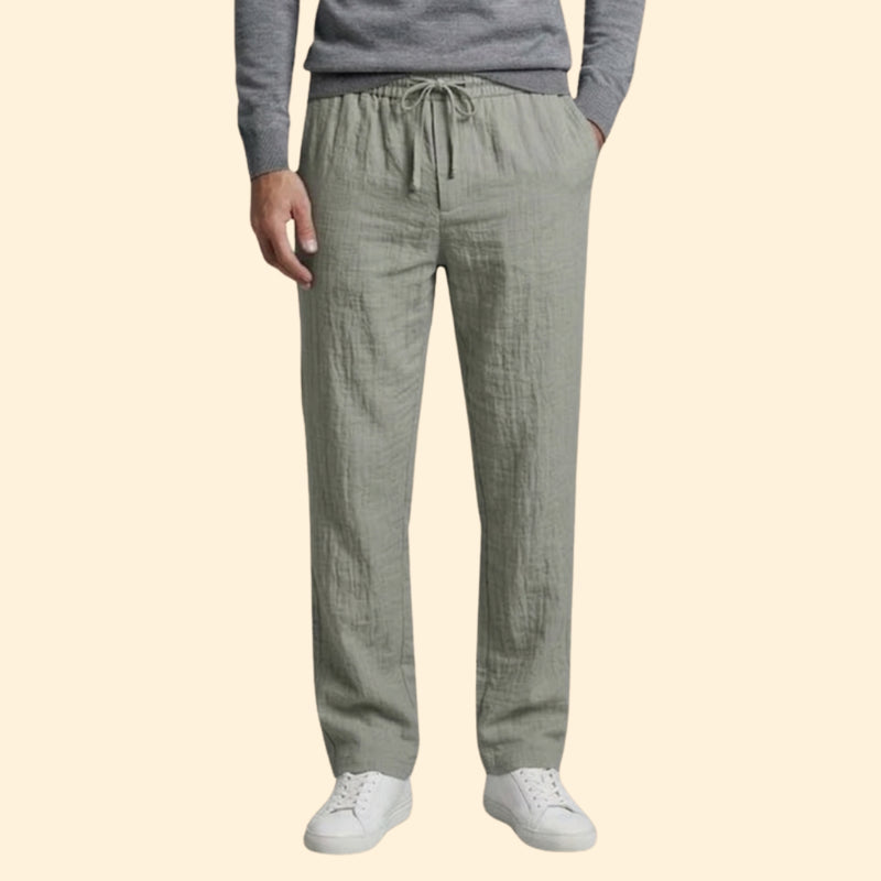 Men’s Loose Fit Pants with Drawstring Waist