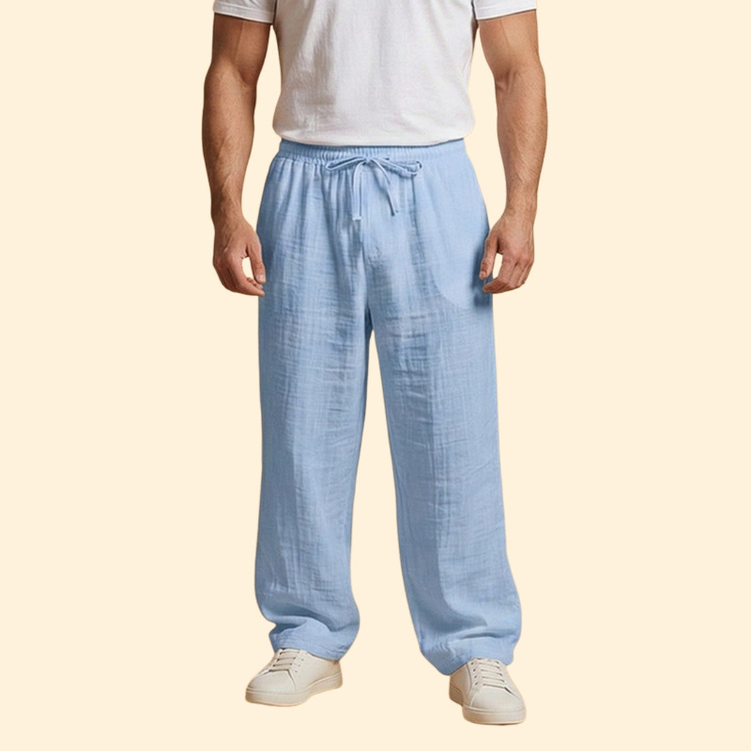 Men’s Loose Fit Trousers with Adjustable Waist