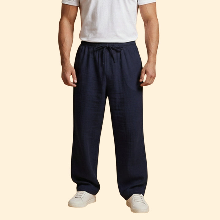 Men’s Loose Fit Trousers with Adjustable Waist