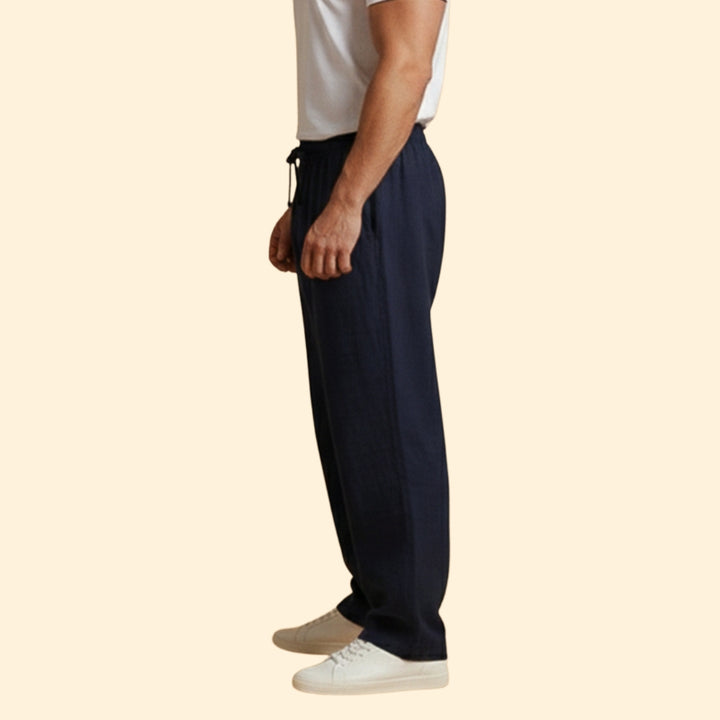 Men’s Loose Fit Trousers with Adjustable Waist