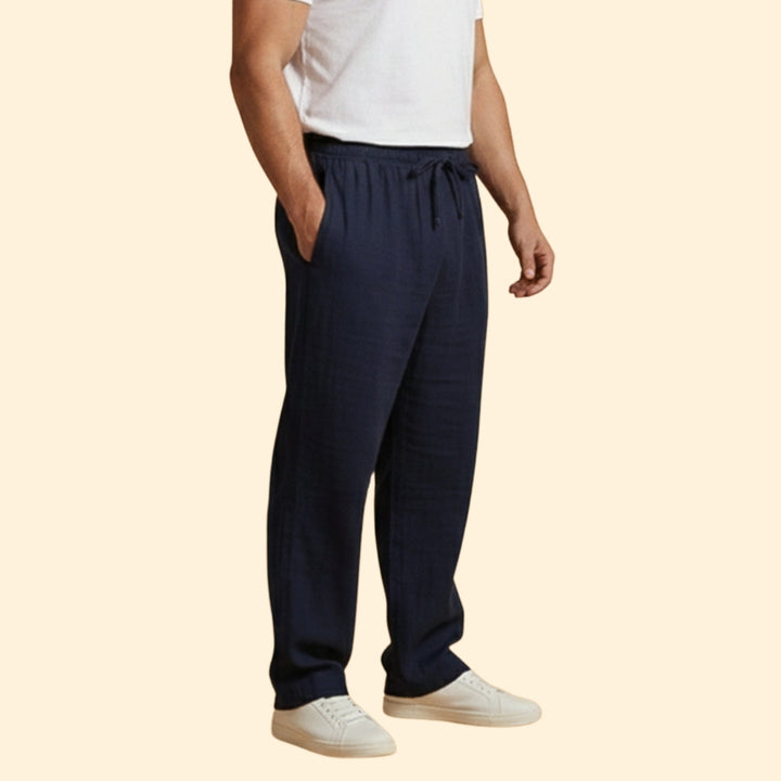 Men’s Loose Fit Trousers with Adjustable Waist