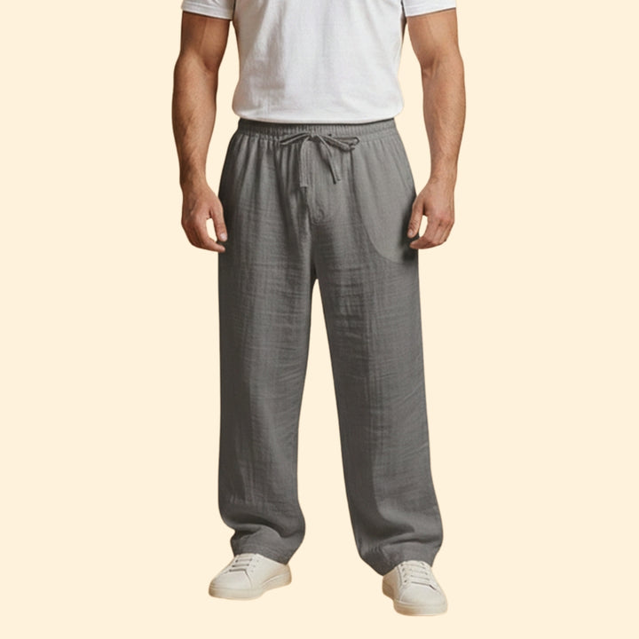 Men’s Loose Fit Trousers with Adjustable Waist