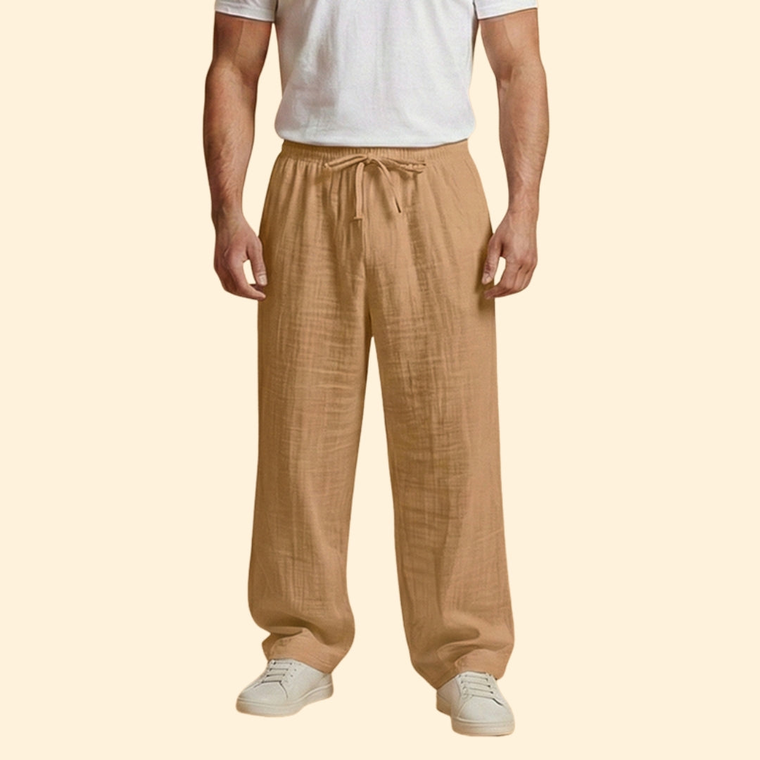 Men’s Loose Fit Trousers with Adjustable Waist