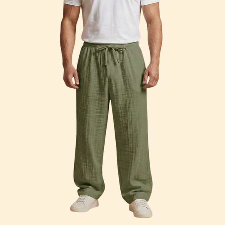 Men’s Loose Fit Trousers with Adjustable Waist