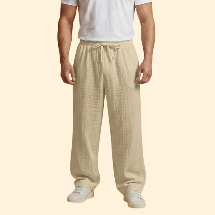 Men’s Loose Fit Trousers with Adjustable Waist