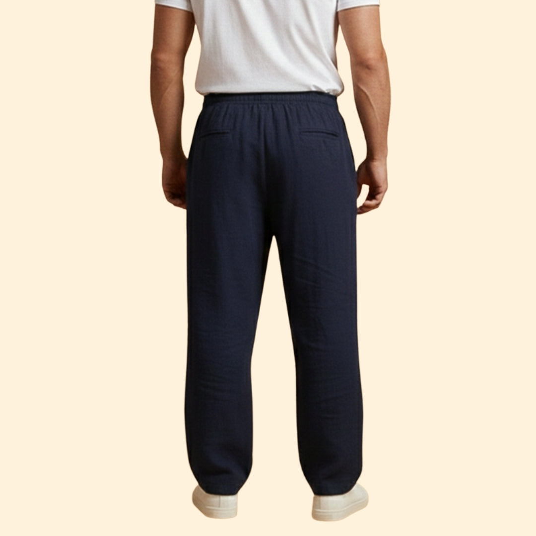 Men’s Loose Fit Trousers with Adjustable Waist
