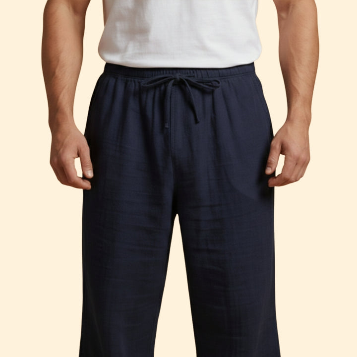 Men’s Loose Fit Trousers with Adjustable Waist