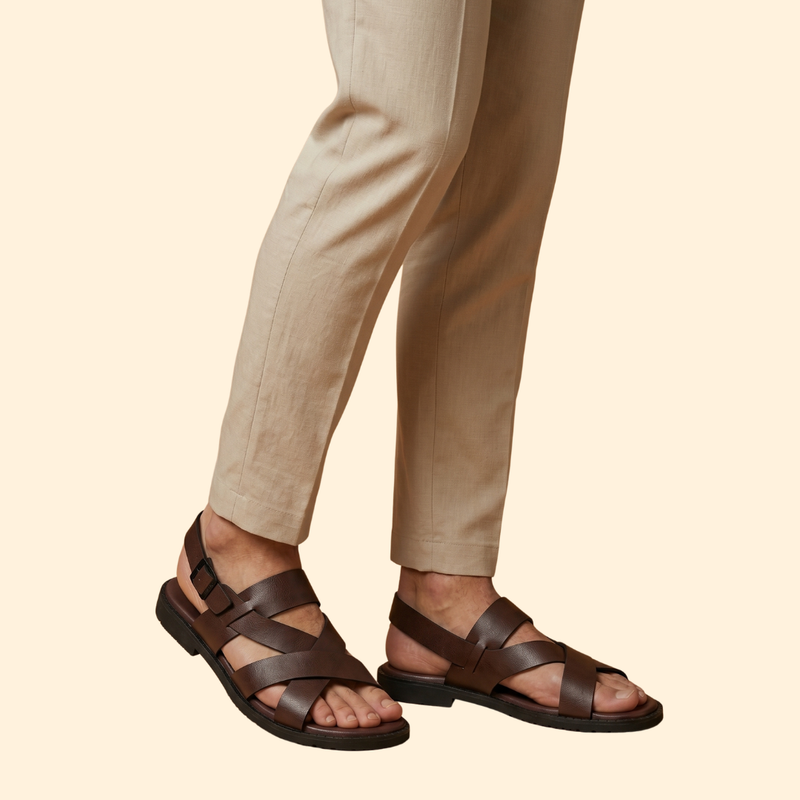Men's Mesh Sandals with Strap