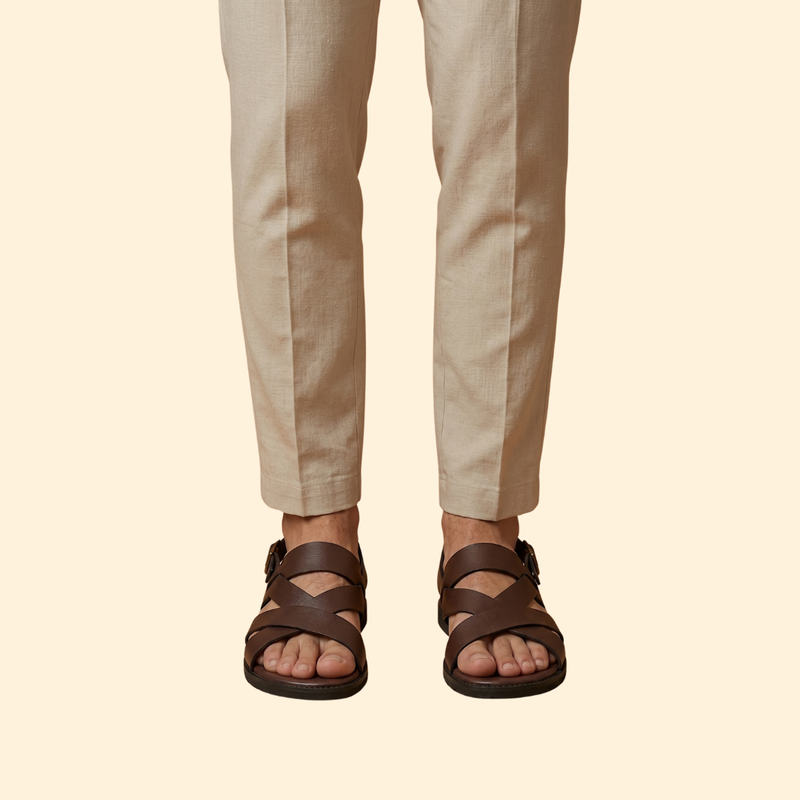 Men's Mesh Sandals with Strap