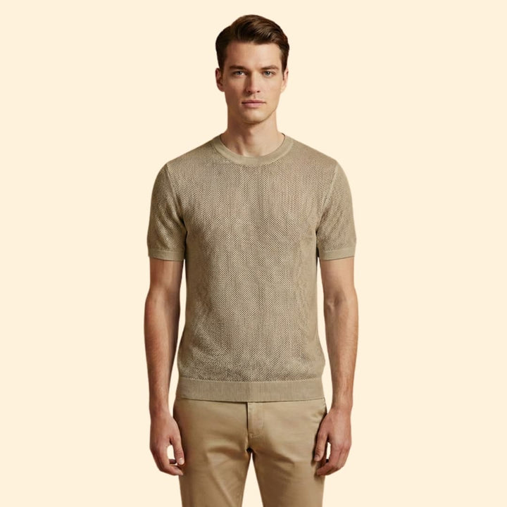 Men’s Mesh T-shirt with Short Sleeves