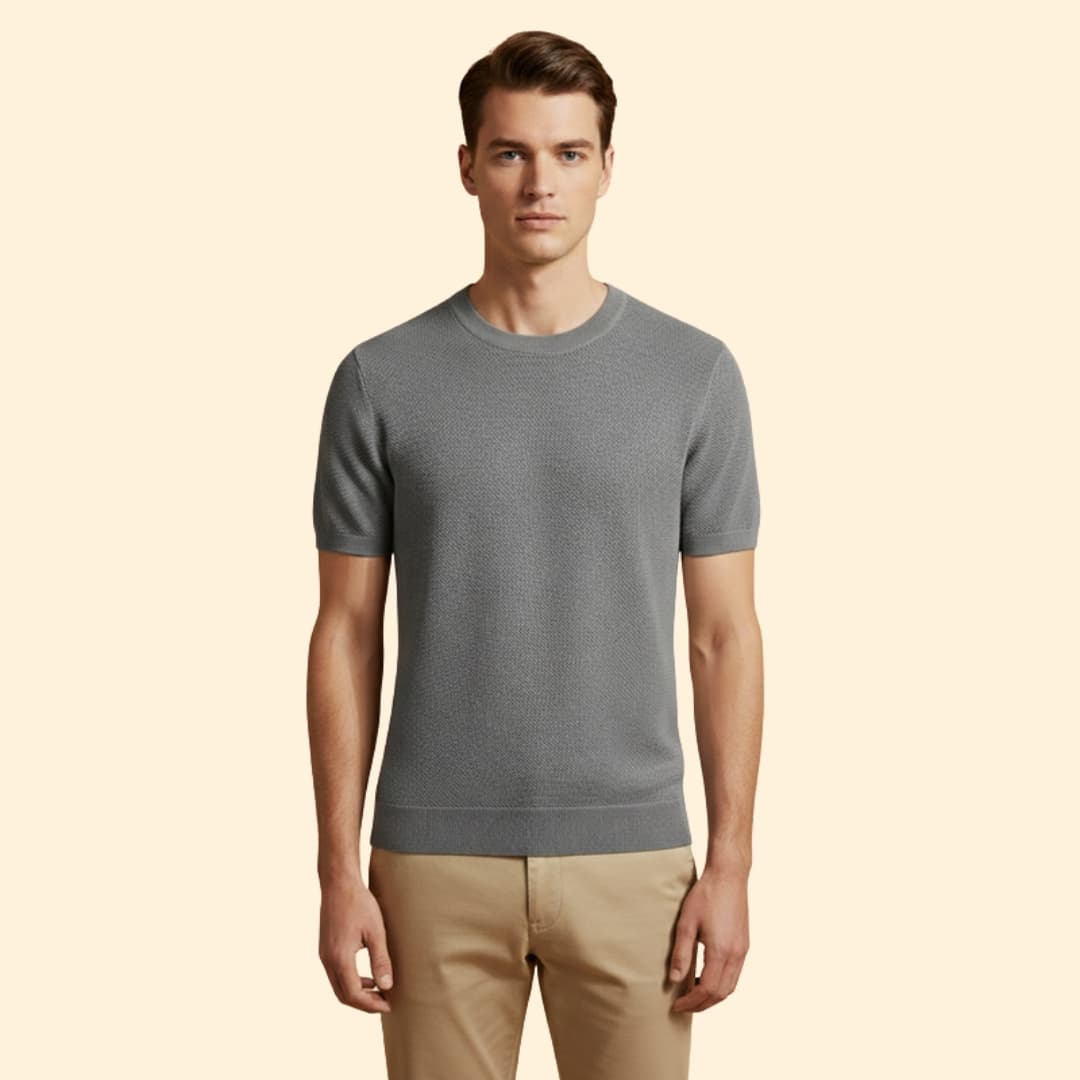 Men’s Mesh T-shirt with Short Sleeves