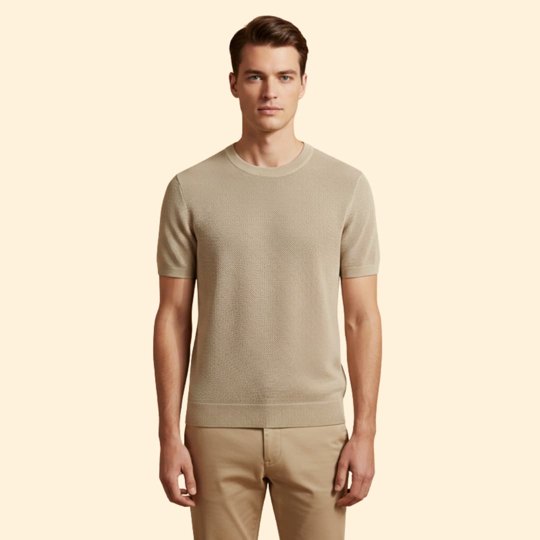 Men’s Mesh T-shirt with Short Sleeves