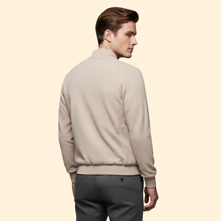 Men’s Bomber Jacket with Zip Front