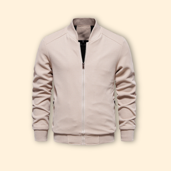 Men’s Bomber Jacket with Zip Front