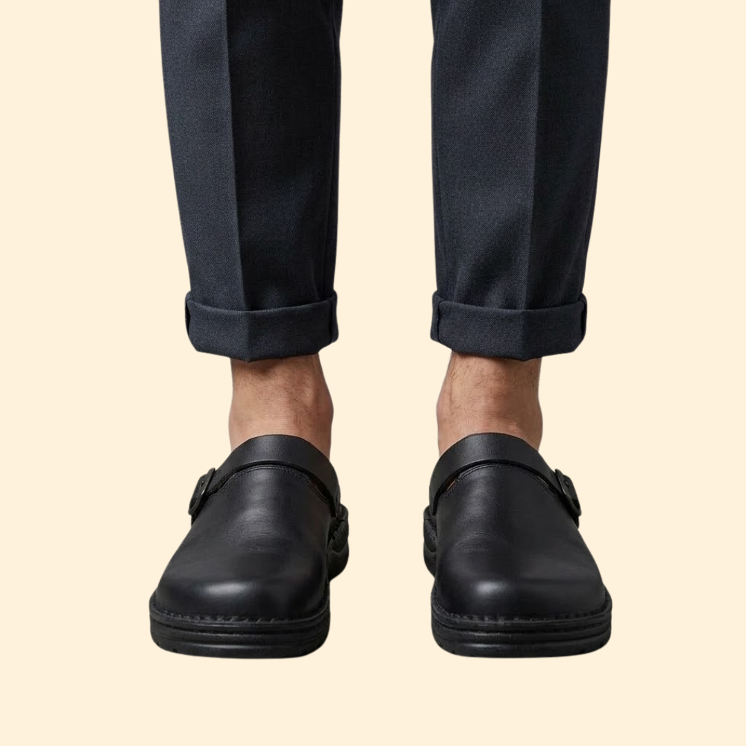 Men's Orthopedic Clogs with Strap