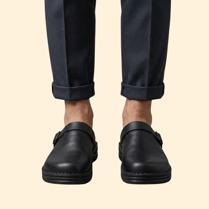 Men's Orthopedic Clogs with Strap