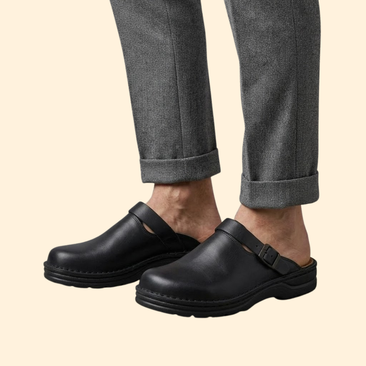 Men's Orthopedic Clogs with Strap