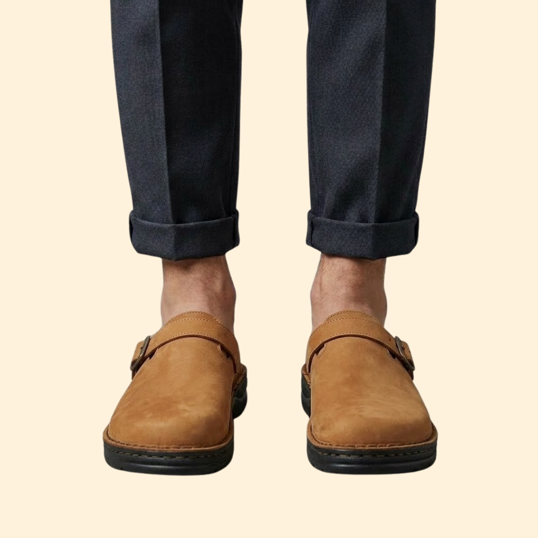 Men's Orthopedic Clogs with Strap