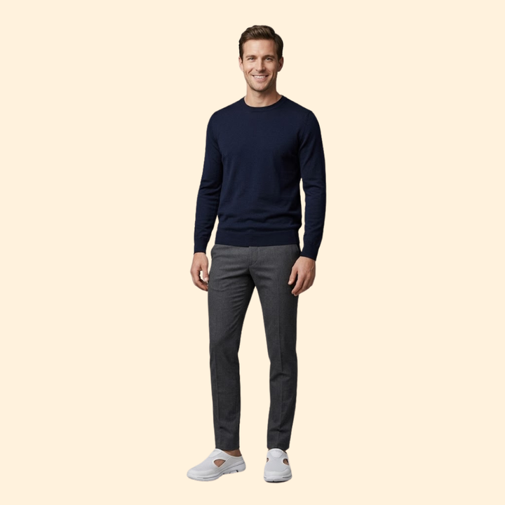 Men's Orthopedic Mules with Panels