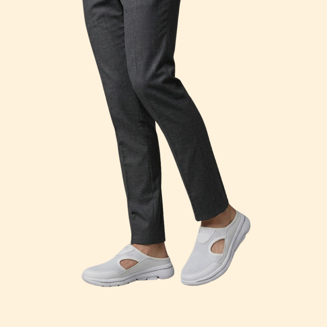 Men's Orthopedic Mules with Panels