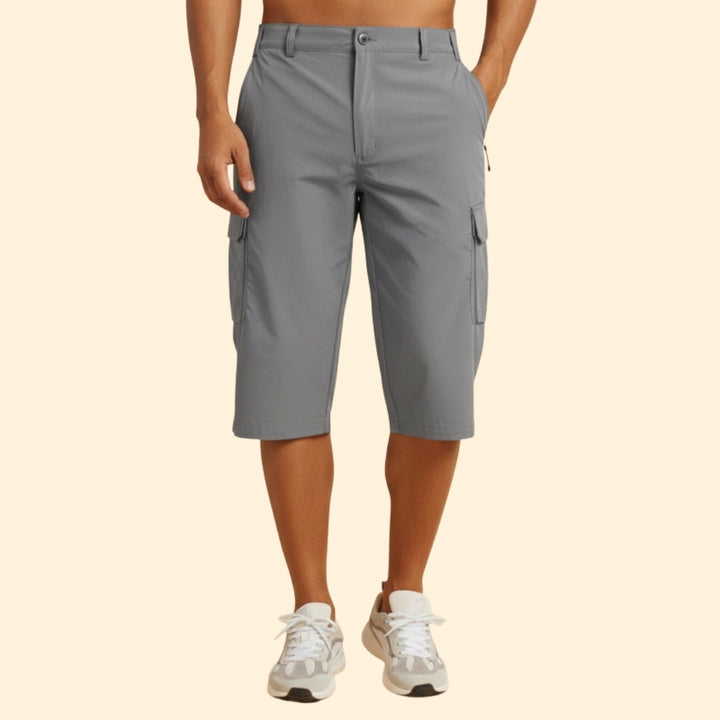 Men's Outdoor Cargo Shorts with Zippered Pockets
