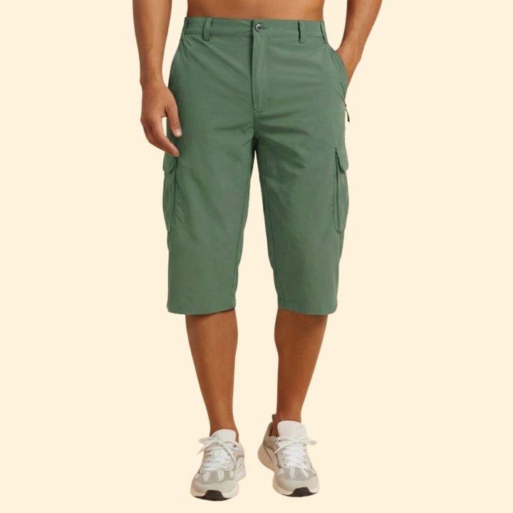 Men's Outdoor Cargo Shorts with Zippered Pockets