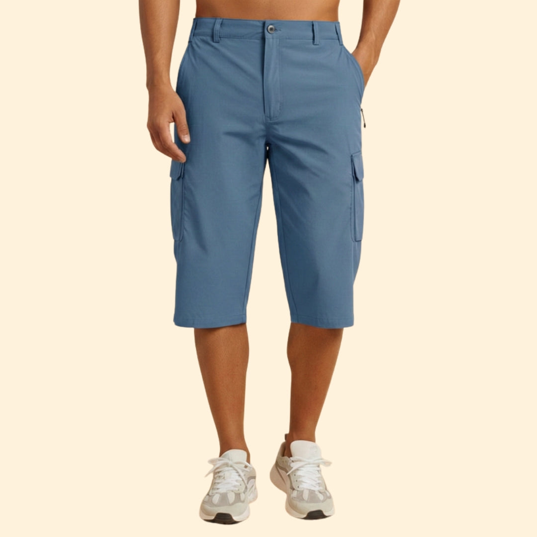 Men's Outdoor Cargo Shorts with Zippered Pockets