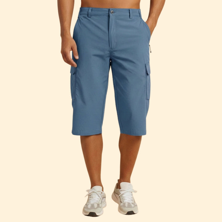 Men's Outdoor Cargo Shorts with Zippered Pockets