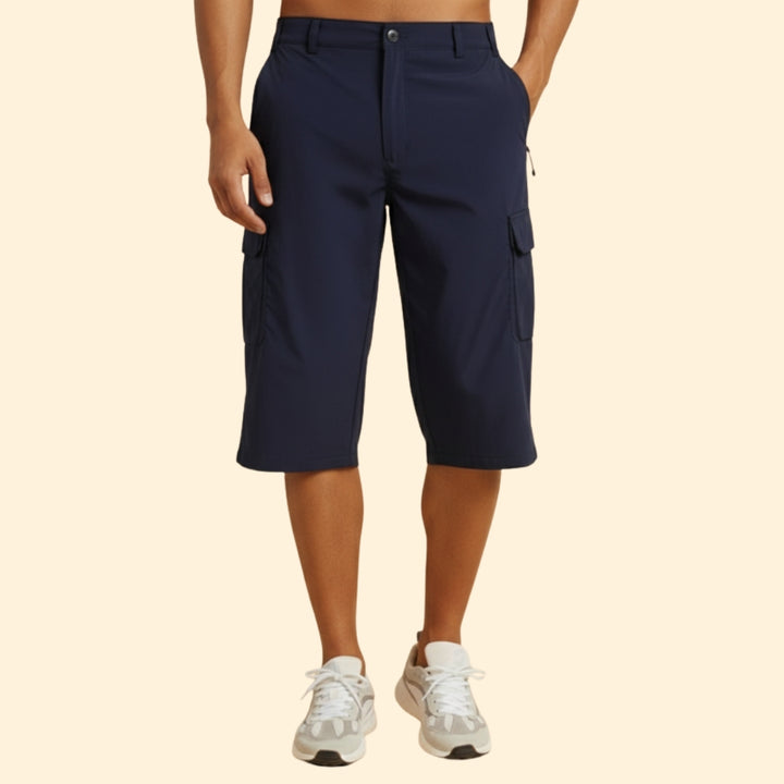Men's Outdoor Cargo Shorts with Zippered Pockets