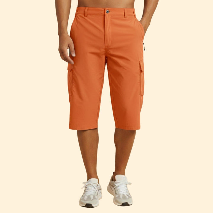 Men's Outdoor Cargo Shorts with Zippered Pockets