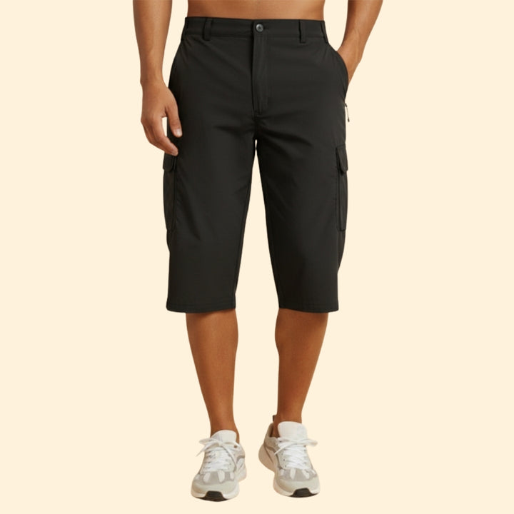 Men's Outdoor Cargo Shorts with Zippered Pockets