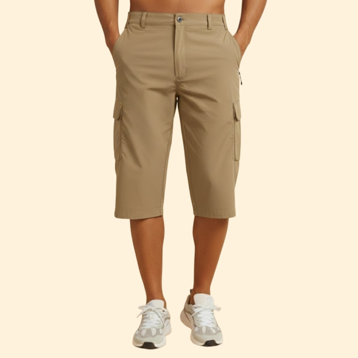 Men's Outdoor Cargo Shorts with Zippered Pockets