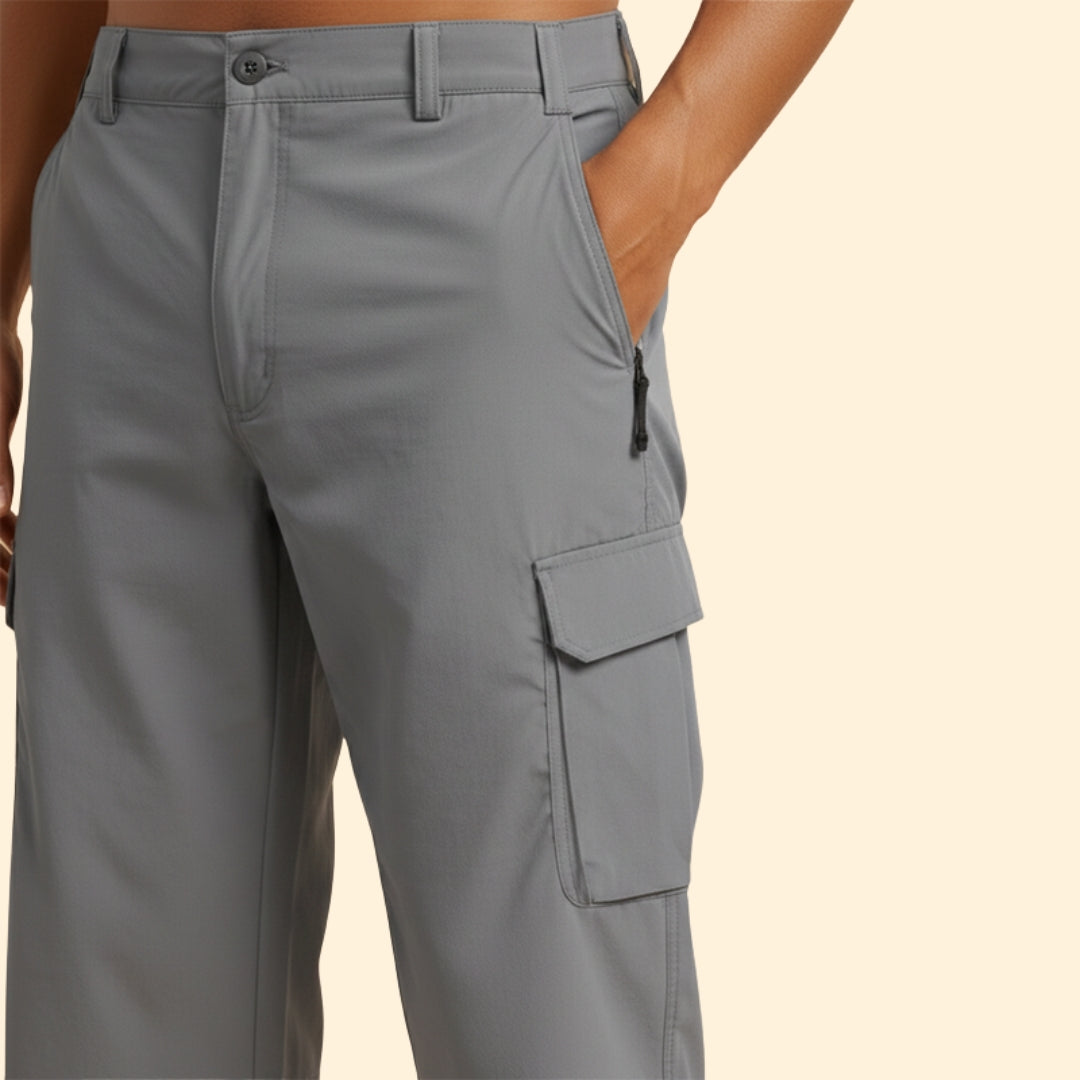 Men's Outdoor Cargo Shorts with Zippered Pockets