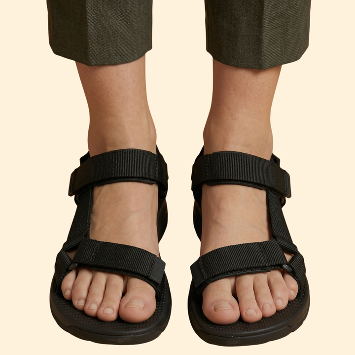 Men's Outdoor Sandals with Webbing