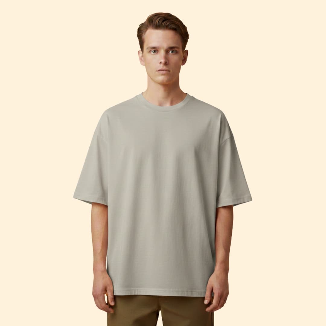 Men's Oversized T-shirt with Short Sleeves
