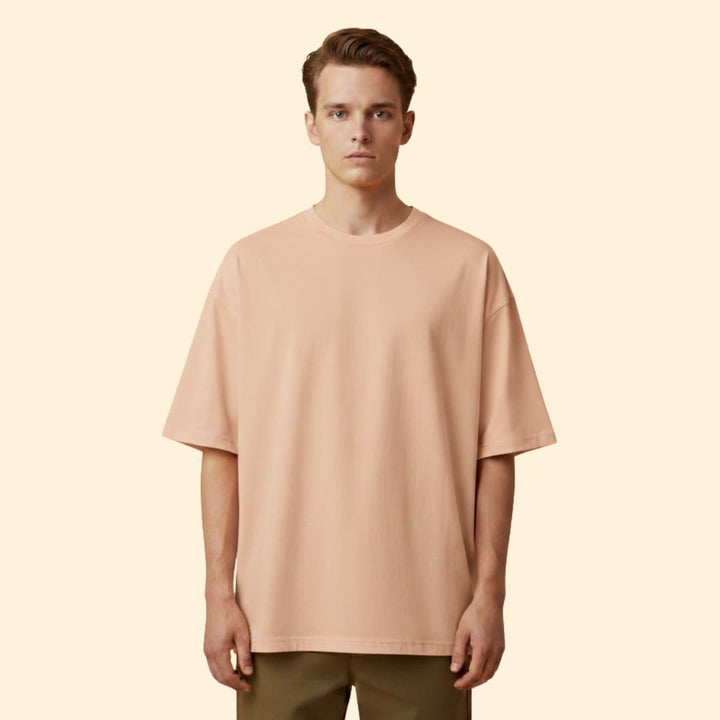 Men's Oversized T-shirt with Short Sleeves