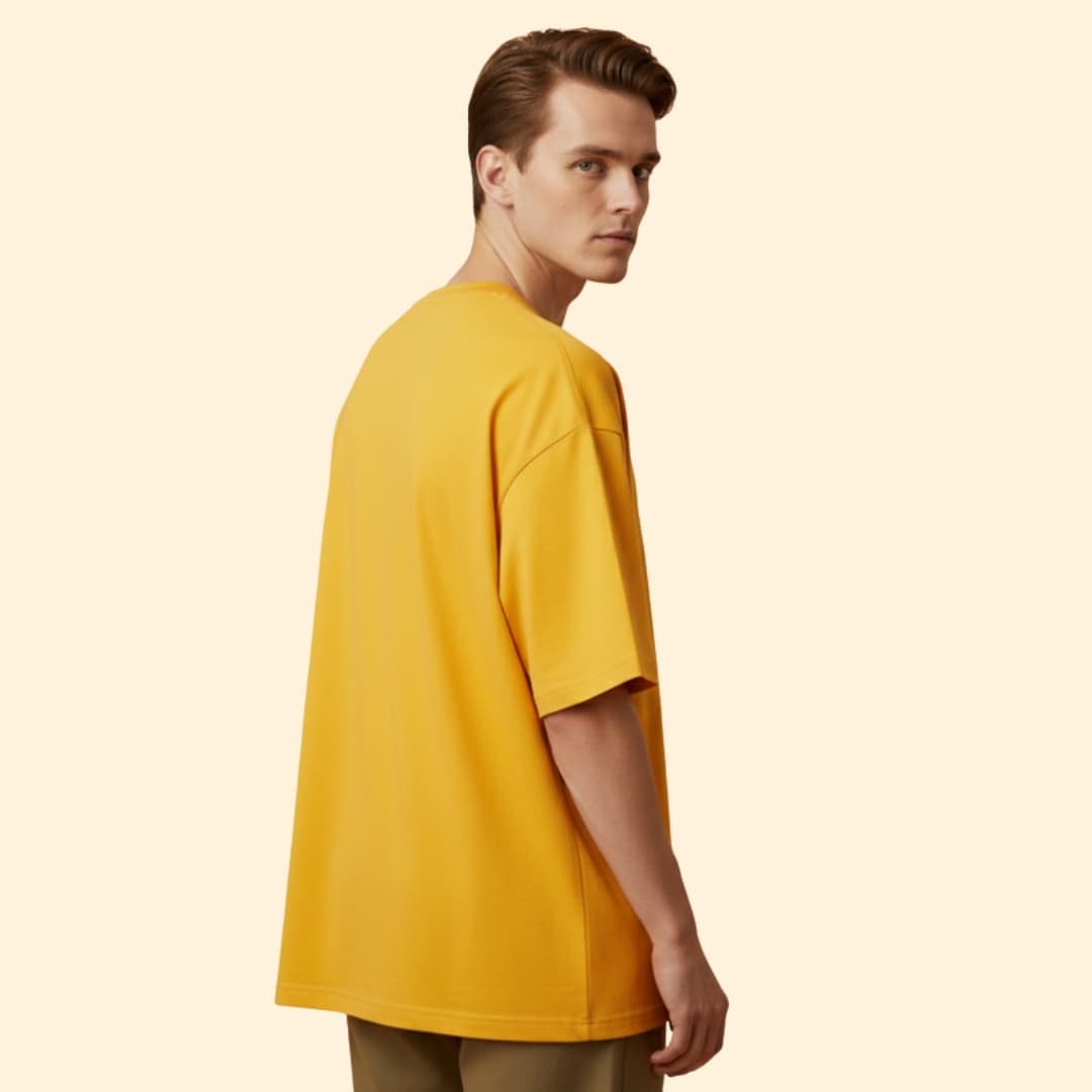 Men's Oversized T-shirt with Short Sleeves
