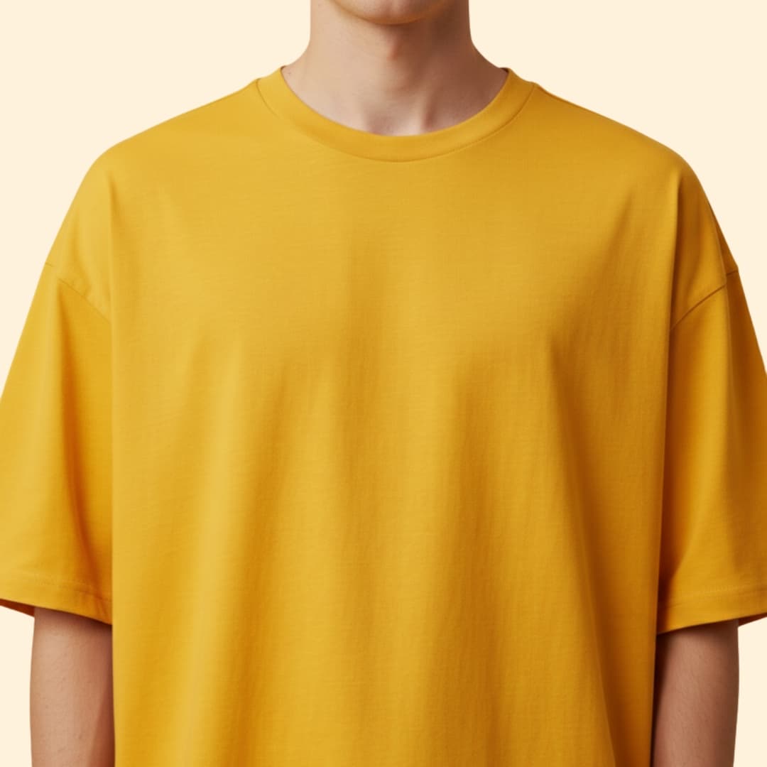 Men's Oversized T-shirt with Short Sleeves
