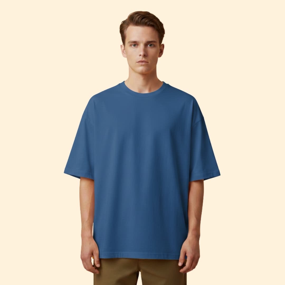 Men's Oversized T-shirt with Short Sleeves